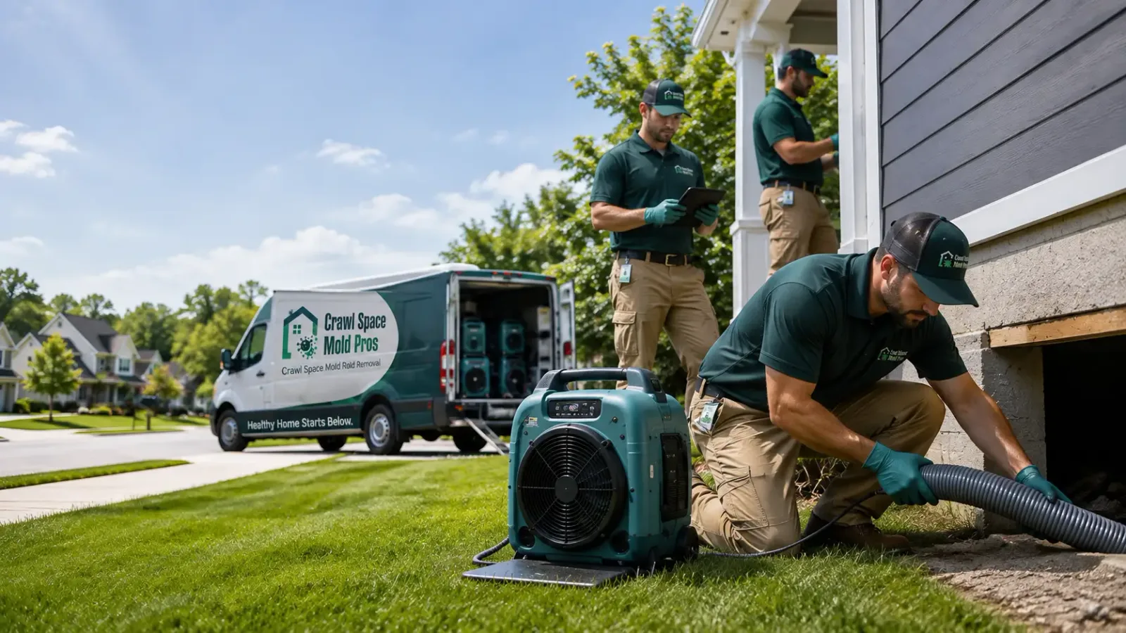 Crawl Space Mold Removal in Thorofare, NJ